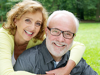 mature happy couple in therapy